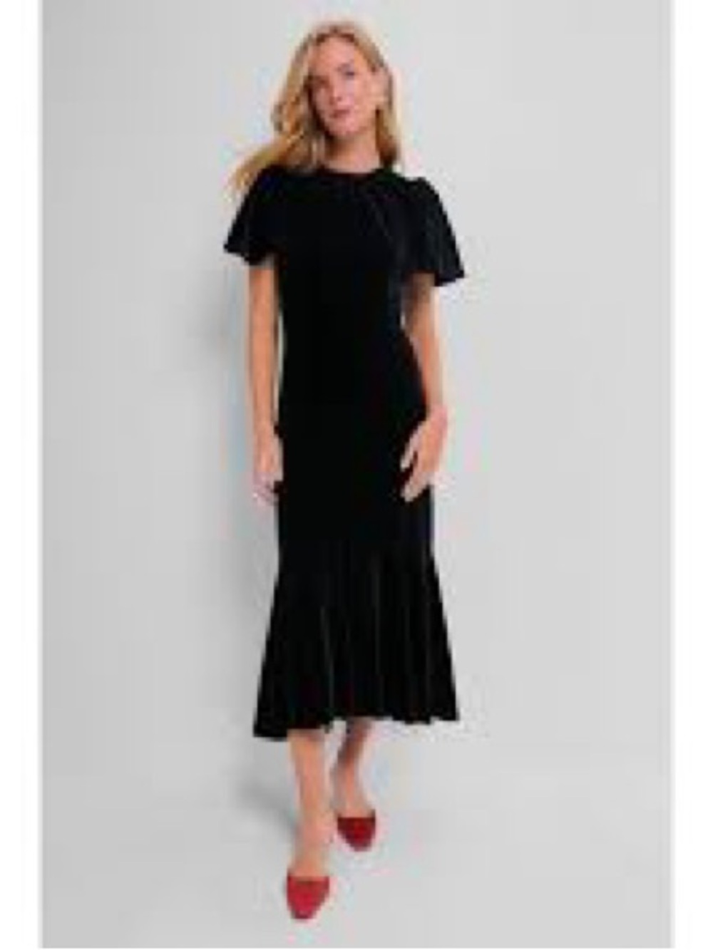 NWT!!! Pomander Place- Midi Dress with Puff Sleeves- Nicolette dress, L